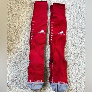 Adidas Team Speed Over-the-Calf Socks - Size - Med,  2 pairs